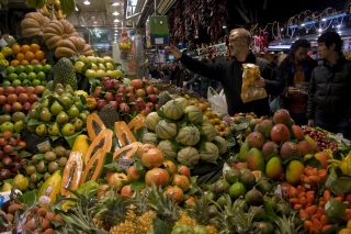 [386] - La Boquria (Bardellona)   Arcobaleno di frutta